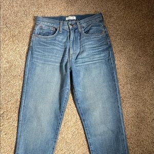 Madewell mom jeans size 27
